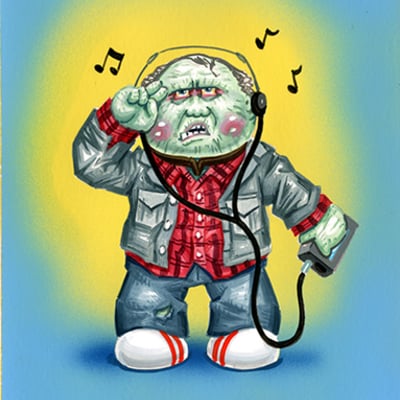 Boppin' bub / jay of the dead final art - horrorible kids - series 7 2022