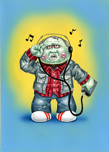 Boppin' BUB / JAY of the Dead Final Art - Horrorible Kids - Series 7 2022