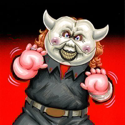 Blake phone / grabbin' gavin final art - horrorible kids - series 7 2022