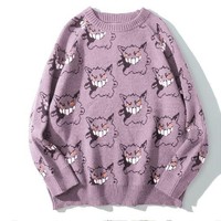 Harajuku Gengar Unisex Sweater - Thumbnail 5