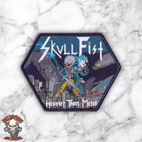 SKULL FIST Woven Patches - Thumbnail 2