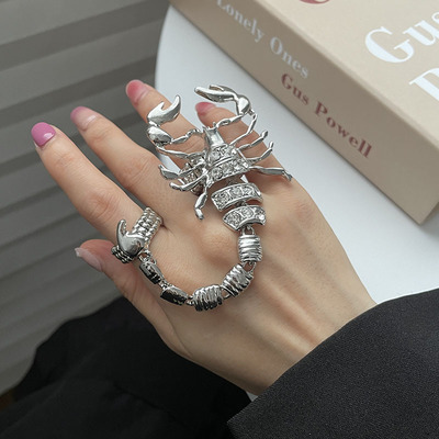 Metal Scorpion Finger Ring