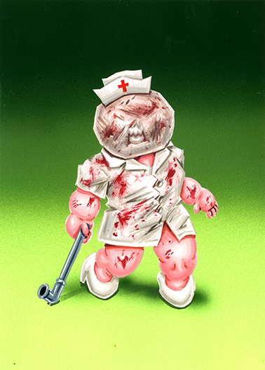 Silent HILLARY / Nursey CERSEI Final Art - Horrorible Kids - Series 7 2022