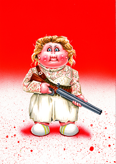 RUDY Or Not / Savage SAMARA Final Art - Horrorible Kids - Series 7 2022