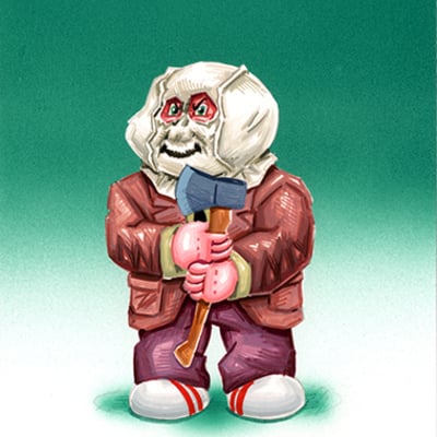 Strange earl / intrudin' trudy final art - horrorible kids - series 7 2022