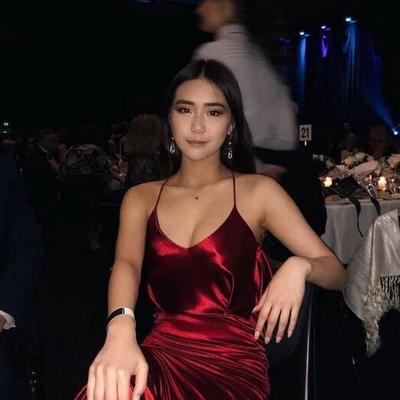 Spaghetti straps sheath women wine red evening dress