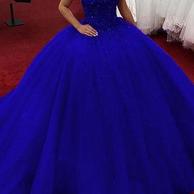 Sweetheart bodice corset tulle ball gowns prom dress