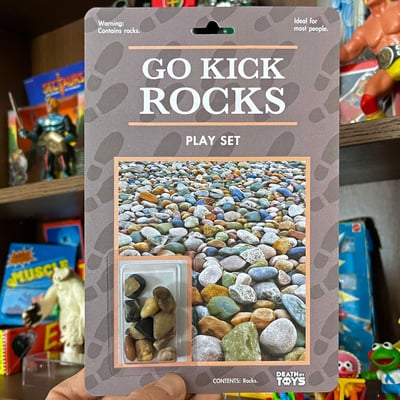 Kick rocks playset