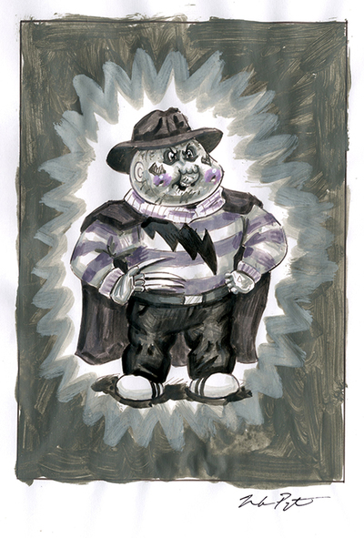 Super FRED / Ripped ROBERT Color Rough - Horrorible Kids - Series 7 2022