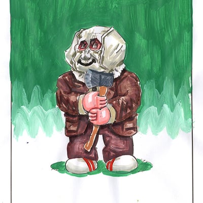 Strange earl / intrudin' trudy color rough - horrorible kids - series 7 2022 - Thumbnail 1