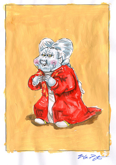 Old Man GARY / VLAD Tepid Color Rough - Horrorible Kids - Series 7 2022