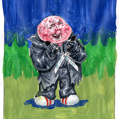 Crops steve / burning burt color rough - horrorible kids - series 7 2022 - Thumbnail 1