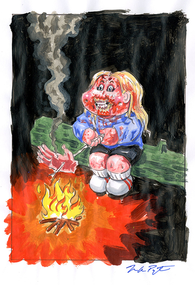 CABRINI Fever / Infect SHAWNA Color Rough - Horrorible Kids - Series 7 2022