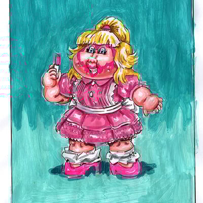 Sloppy suzanne / de monica color rough - horrorible kids - series 7 2022
