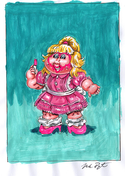 Sloppy SUZANNE / De MONICA Color Rough - Horrorible Kids - Series 7 2022