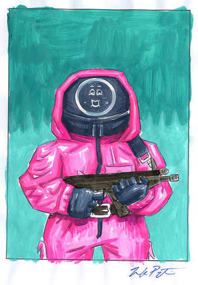 Squid JAMES / School YARDLEY Color Rough - Slop Culture Kids - Series 1 2022