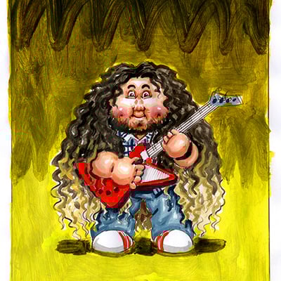 Coiffed claudio / amory warren color rough - slop culture kids - series 1 2022