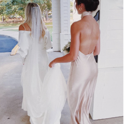 Halter backless bridesmaid dresses for wedding party - Thumbnail 3