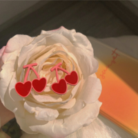 Sweet Cherry Earrings - Thumbnail 1