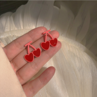 Sweet Cherry Earrings - Thumbnail 3