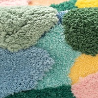 River Forest Valley Flower Nature Soft Mat Moss Rugs Carpets Decor - Thumbnail 5