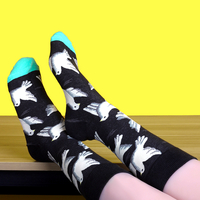 WHITE PIGEON SOCKS - Thumbnail 1