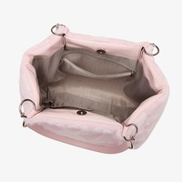 Japanese Cute Plush Love Pastel Pink & White Heart Shaped Messenger Tote Bag - Thumbnail 5