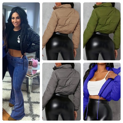 Puffer crop jacket-td - Thumbnail 3