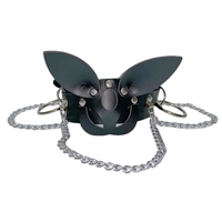Y2K bunny mask shape collar necklace - Thumbnail 7