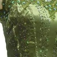 Fashion Sexy Green Tulle Evening Dress With Beading - Thumbnail 1
