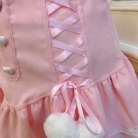 Sweetheart Princess Layered Cross Pink Ruffled Cake Short Skirt - Thumbnail 3