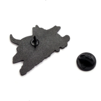 "LIFE IS BETTER WITH COFFEE CATS AND BOOKS" PIN - Thumbnail 3