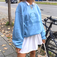 BABY BLUE VINTAGE SWEATER - Thumbnail 2
