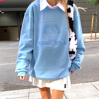 BABY BLUE VINTAGE SWEATER - Thumbnail 3