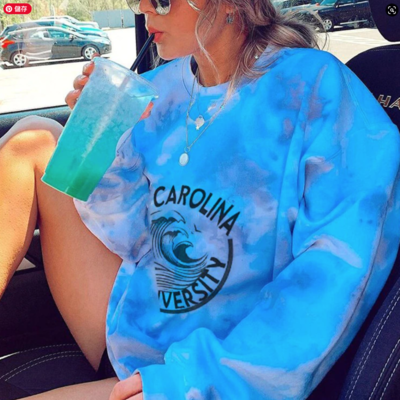 Coastal carolina university tie dye sweater