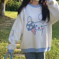 Japanese Anime Long Sleeve Knit Sweater  - Thumbnail 2