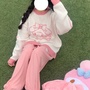 Japanese Anime Long Sleeve Knit Sweater -3