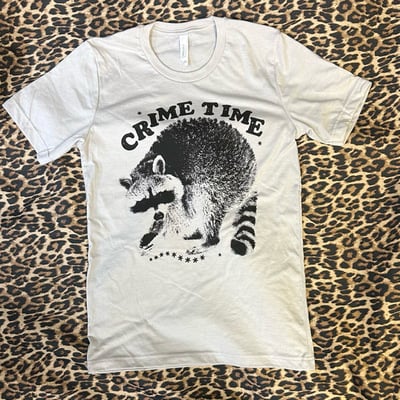 Crime time t-shirt (light grey)