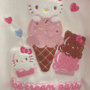 Pink Japanese Anime Cat Embroidery Patchwork Varsity Baseball Jacket-3