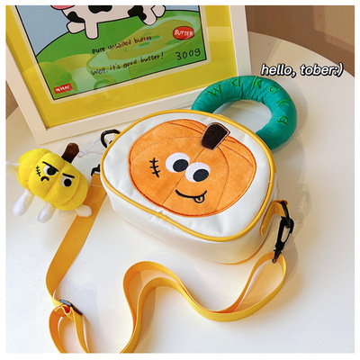 Cute Pumpkin Canvas Handbag