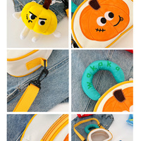Cute Pumpkin Canvas Handbag - Thumbnail 6