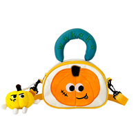 Cute Pumpkin Canvas Handbag - Thumbnail 9