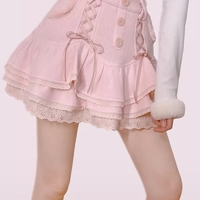 Sweet Japanese Lace High Waist Mini Skirt - Thumbnail 3
