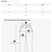 Blue Patchwork Corduroy High Waist Trousers  - Thumbnail 7