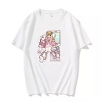 Japanese Fairy Anime Print Short Sleeve T-shirt  - Thumbnail 3