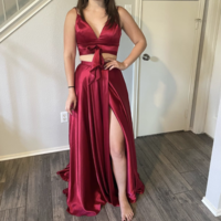 Prom Dresses Two Piece Slit Side under 100 - Thumbnail 1