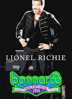 LIONEL RICHIE Live Bonnaroo Festival 2014 DVD