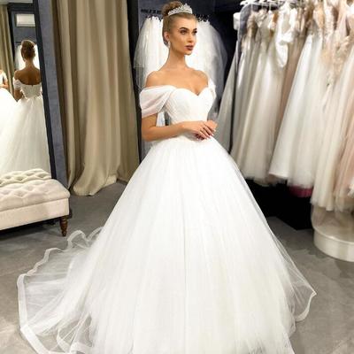 Charming off shoulder mermaid wedding dresses - Thumbnail 3