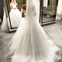 Charming Off Shoulder Mermaid Wedding Dresses - Thumbnail 1