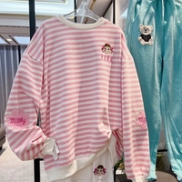 Pink Chocolate Stripe Oversized Long Sleeve Sweater  - Thumbnail 2